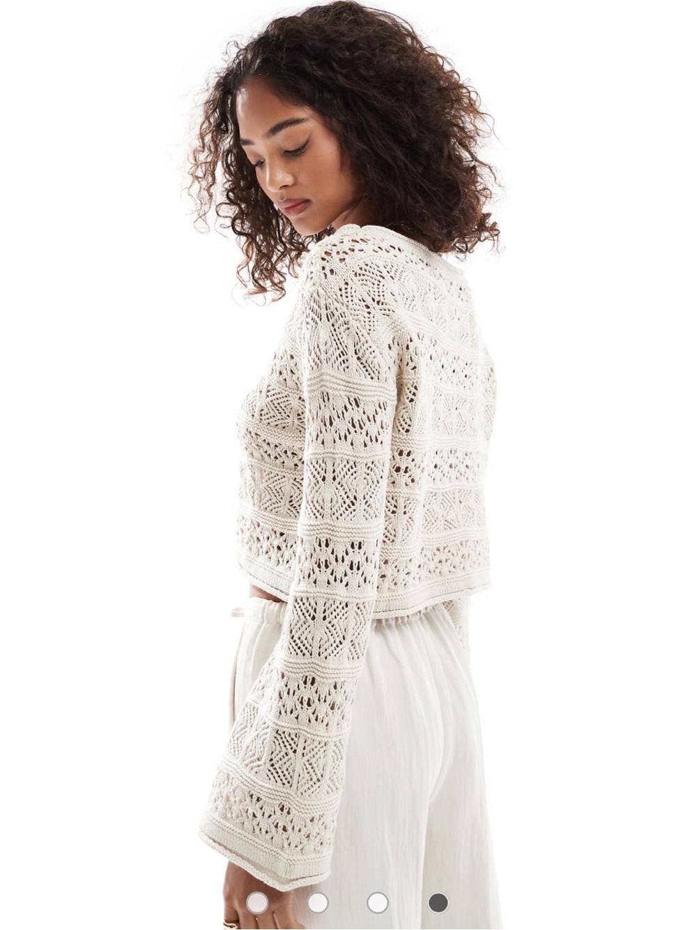 Cotton On Crochet Cropped Sweater